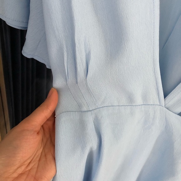 Public Desire Blue Wrap Dress - Picture 11 of 13